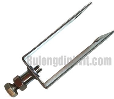 Bu lông lắp Pát U kẹp dưới tấm pin mặt trời